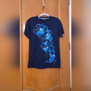 Disney Navy Blue Short Sleeve Tee with Blue Character Graphic